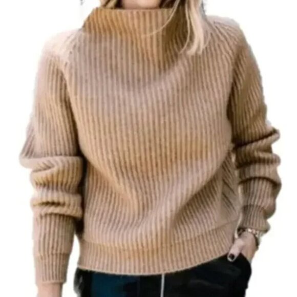 Anine Bing Emilie Sweater Camel Size Small